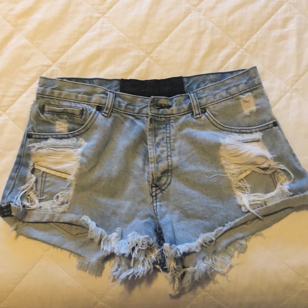 One Teaspoon Distressed Shorts